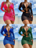 Sexy Three-Piece Mesh Bikini Set - Pure Desire Vibe Swimwear