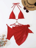 Sexy Three-Piece Mesh Gem Bikini Set - Hot Seller Women's Swimwear