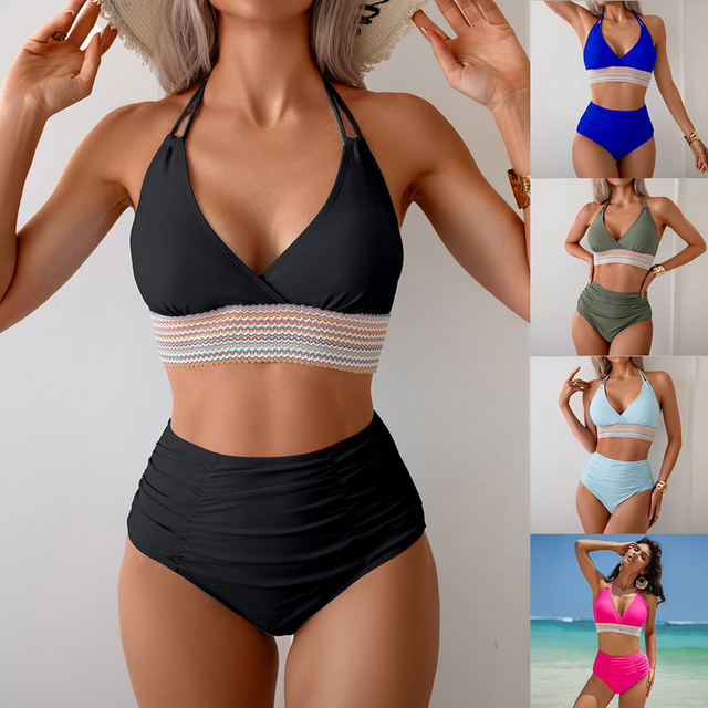 2025 Sexy Two-Piece Bikini - European Swimsuit Bikini Set