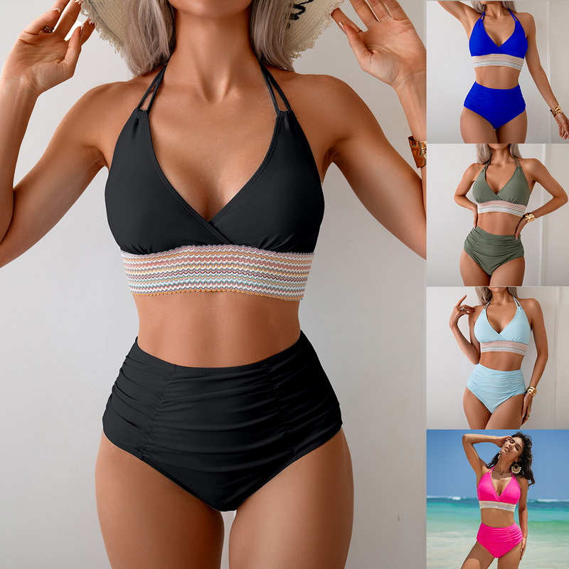 2025 Sexy Two-Piece Bikini - European Swimsuit Bikini Set