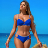 New 2025 Bikini Three-Piece Tight-Fitting Women's Swimsuit Push-Up Sexy Hot Spring Style