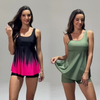 2025 New European Swimsuit for Women - Tankini Skirt Set with Boyshorts In Stock