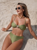 2025 Three-Piece Floral Bikini Swimwear For Women Vacation Hot Springs