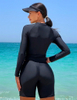2025 Long Sleeve Boxer Bikini Set For Women Beachwear European Style