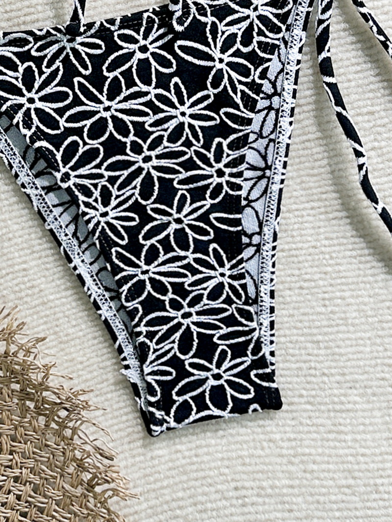 New Hot-Selling Solid Color Towel Bikini Set - Sexy, Skin-Brightening Two-Piece Swimsuit_06