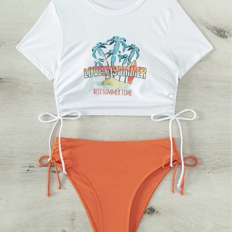 New Sexy Bikini Set for Women - Printed Two-Piece Beach Swimsuit - Hot Seller