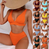 2025 New High-Waisted Bikini Set Hot Sale Sexy Two-Piece Swimsuit for Women