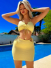 Sexy Three-Piece Bikini Set - INS Style Women's Beach Vacation Swimwear