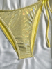 2025 Sexy Solid Color Bow Bikini - Women's Beach Vacation Swimwear