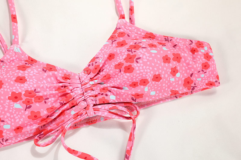 Strappy Printed Tie Bikini Sexy Two-Piece Swimsuit For Women New Color_10