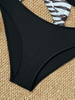 New Western Style Bikini – Zebra Print Tie Long Sleeve Three-Piece Swimsuit