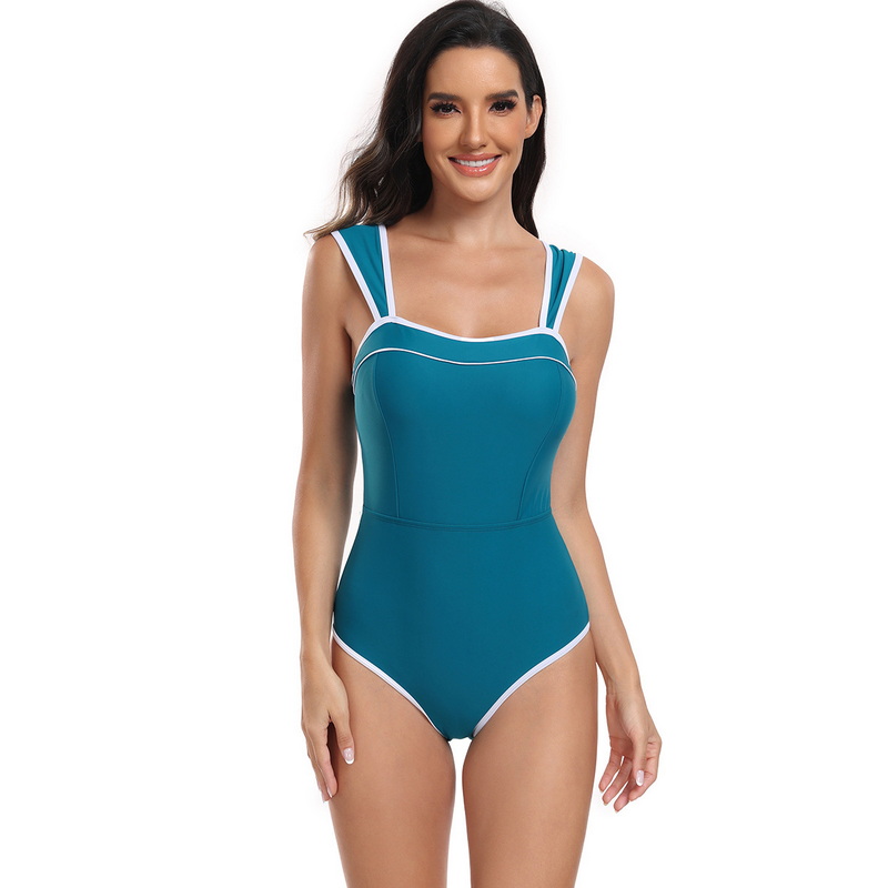 New European Sexy One-Piece Swimsuit - Sports Bikini Set with Skirt Two-Piece In Stock