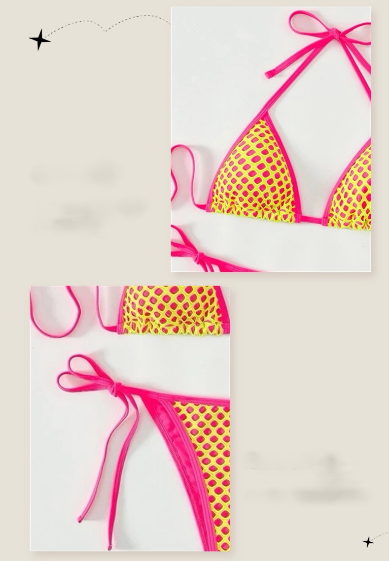 New Sexy Halter Tie Bikini - Two-Piece Beachwear for Vacation_8