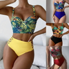 Sexy Underwire Printed Bikini - Hot Seller Two-Piece Wholesale Swimwear