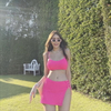 Summer Hot-Selling Women's Swimsuit Thai Candy Color 3-Piece Skirted Bikini Set
