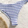 Sexy Striped Two-Piece Bikini - Beach Vacation Women's Swimwear