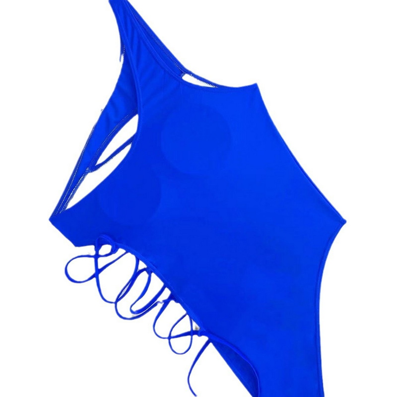 Sexy Solid Color One-Piece Tie Bikini - Essential Women's Swimsuit Hot Seller_04