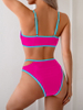 2025 Colorblock Backless Bikini - European Two-Piece Swimsuit