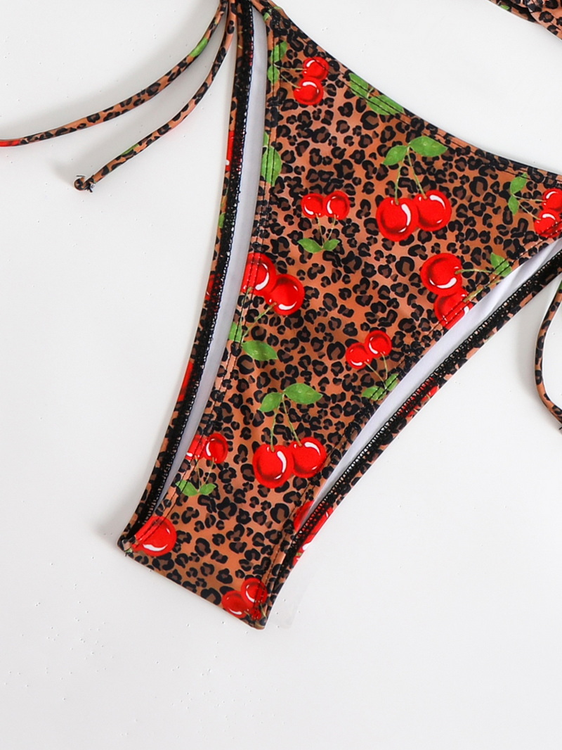 2025 Ins-Style Printed Bikini - European Sexy Lace-Up Swimsuit In Stock_04