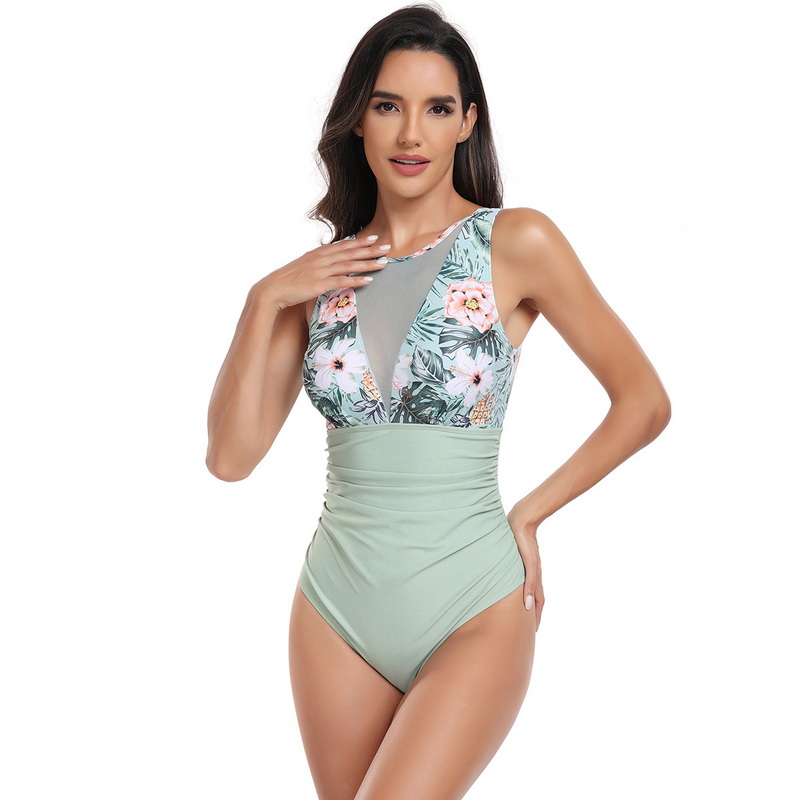 2025 New One-Piece Swimsuit for Women - European Lace Bikini Swimwear_36