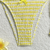 2025 Sexy Ruched Bikini Swimwear For Women Sanya Beach Vacation Ins Style