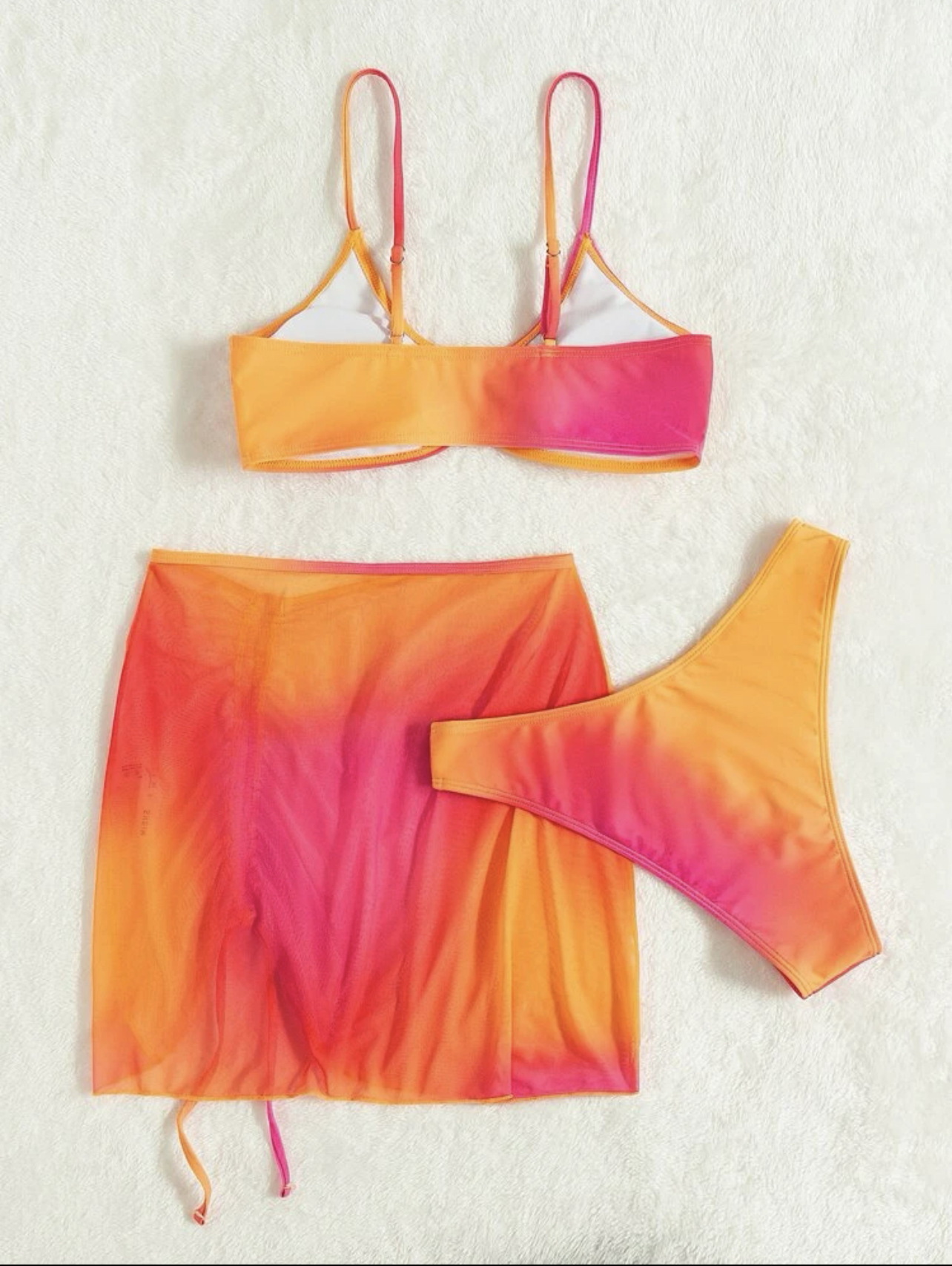 Sexy Three-Piece Bikini Set - Beach Hot Seller Swimwear