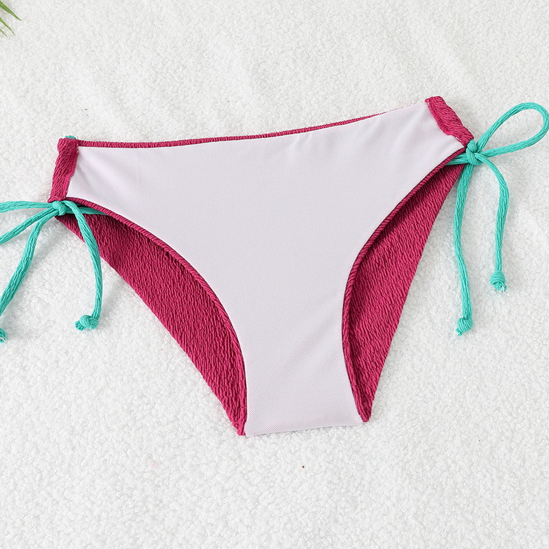 2025 Color Block Bikini Sexy Crisscross Two-Piece Swimsuit_26