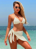 2025 New 3-Piece Bikini Set for Women - Sexy, Slimming, High-End Swimwear