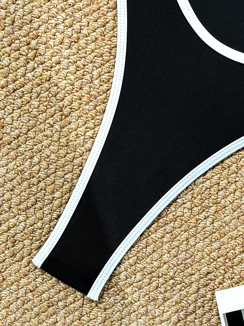 2025 New Fashion Bikini &ndash; Minimalist Sexy Tie Back 3D Floral Swimwear_7
