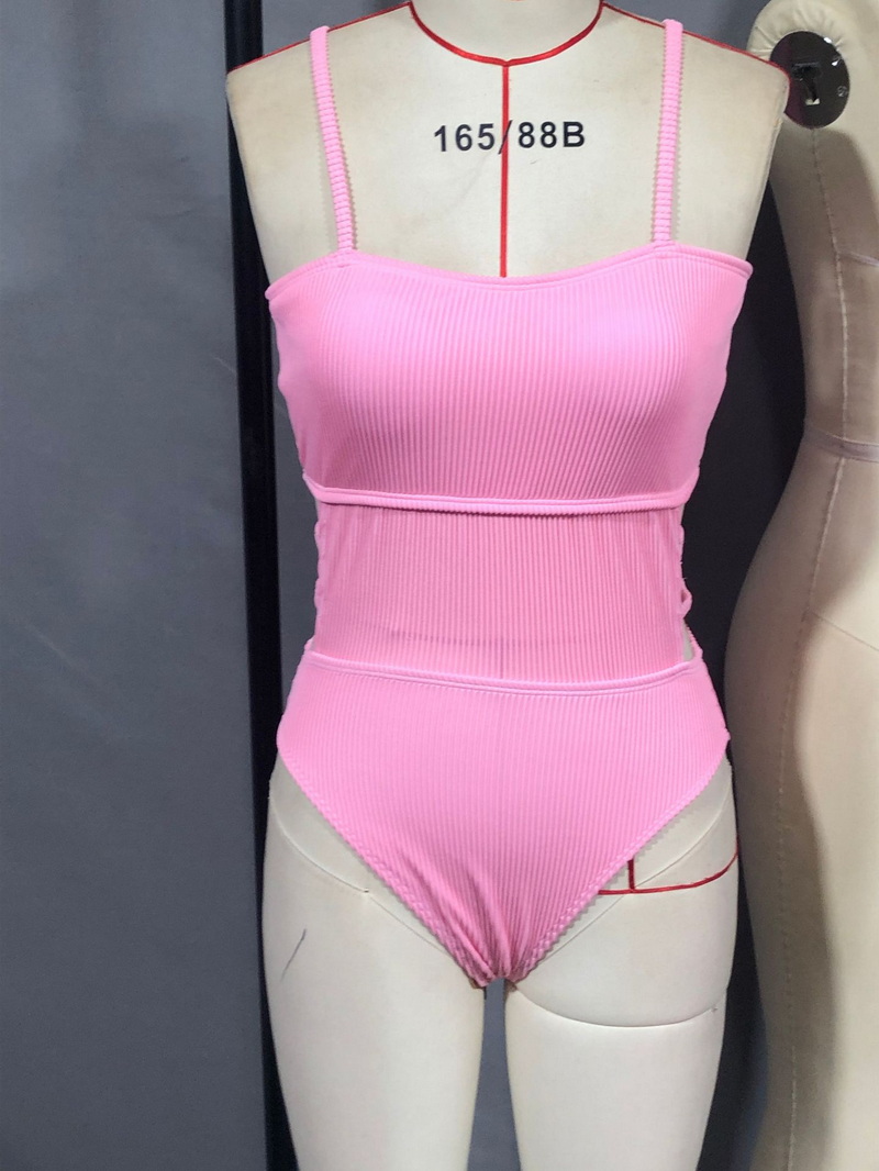 2025 New Solid Color Slimming Tummy Control Backless One-Piece Swimsuit for Women_11