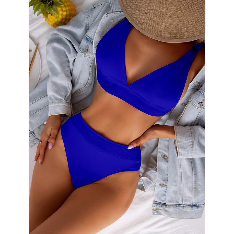 2025 New High-Waisted Bikini Set Hot Sale Sexy Two-Piece Swimsuit for Women_06