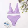 2025 New High-Waisted Bikini Set Hot Sale Sexy Two-Piece Swimsuit for Women
