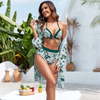 2025 New Hard-Cup Bikini Three-Piece Swimsuit Set