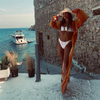 New Solid Color Bikini Set For Women Sexy Two-Piece Swimsuit European And American Style