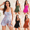 2025 New Sporty Skirted One-Piece Tankini Hot-Selling Swimwear For Women