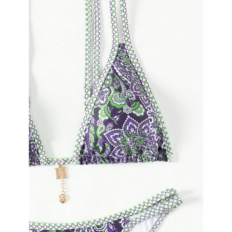2025 New Bikini &ndash; Sexy Backless Printed Strappy Two-Piece Swimsuit_23