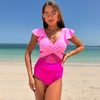 2025 One-Piece Swimsuit for Women - European Quick-Dry Sports Bikini Swimwear