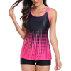 2025 European Style Bikini Set - Two-Piece Tankini with Boxer Shorts