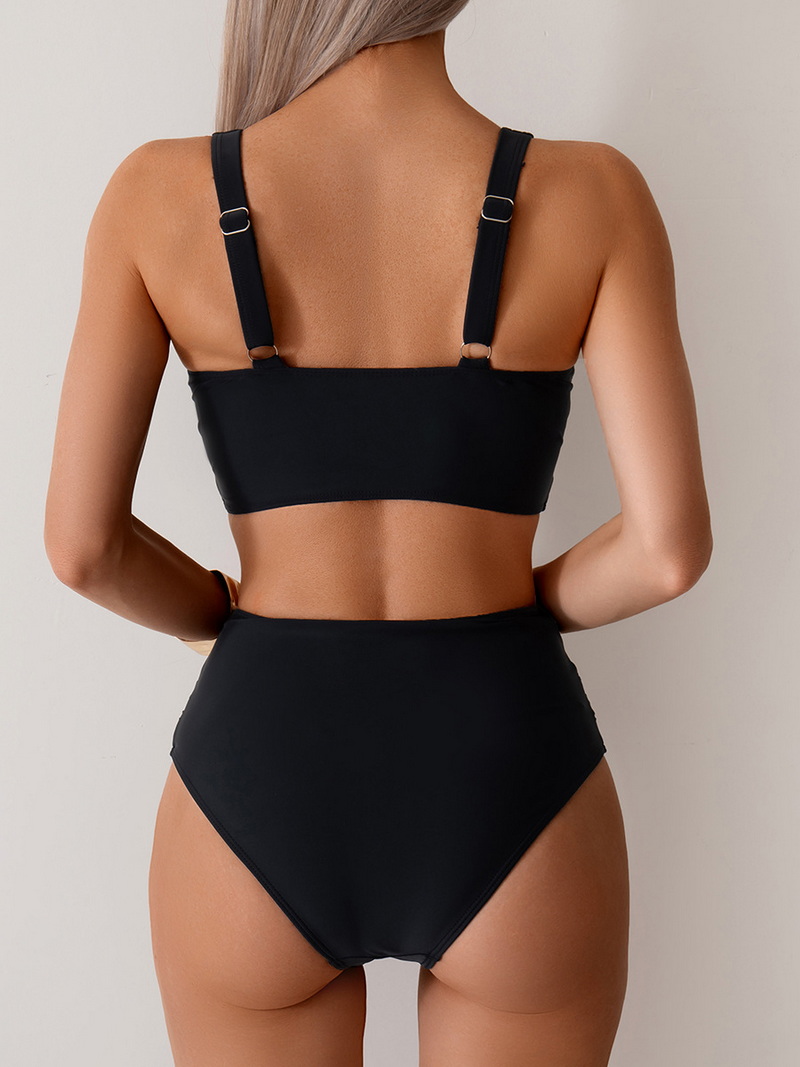 2025 Sexy Two-Piece Bikini Set - High-Waisted European Style Swimwear_15
