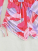 Sexy Three-Piece Printed Mesh Bikini Set - Hot Seller for Beach Vacations