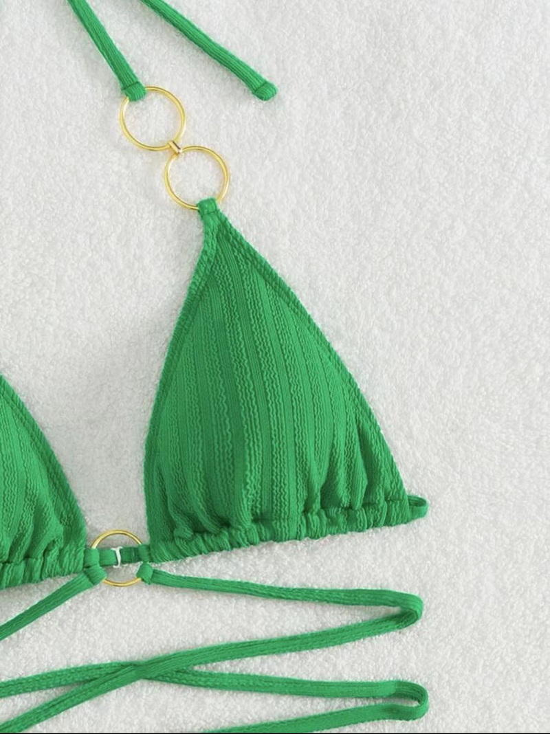 Sexy Solid Color Bikini - Perfect Curves Beach Swimwear