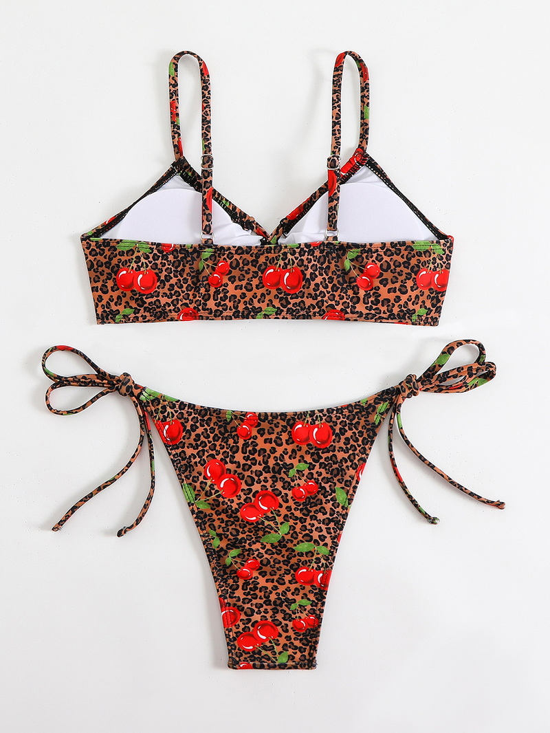 2025 Ins-Style Printed Bikini - European Sexy Lace-Up Swimsuit In Stock_42