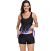 2025 New European Swimsuit for Women - Tankini Skirt Set with Boyshorts In Stock