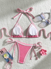 Solid Color Ins Style Bikini Swimwear For Women Sexy Beachwear