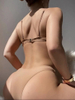 Sexy Mesh Three-Piece Bikini Set - Heart Print Underwire Swimwear