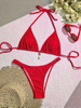 2025 Fashion Two-Piece Bikini Set With Unique Fabric European Style