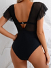 2025 European Style Sexy Triangle Bikini Set - Two-Piece and One-Piece Combo