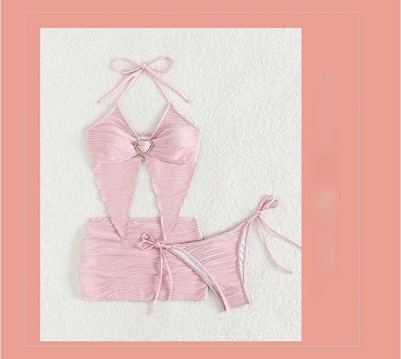New Hot-Selling 3-Piece High-Waisted Bikini Set - Sexy, Tummy Control Swimsuit for Women_10