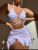 New Sexy 3-Piece Bikini Beach Set for Women - Stylish Swimwear