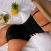 2025 New Solid Color Slimming Tummy Control Backless One-Piece Swimsuit for Women